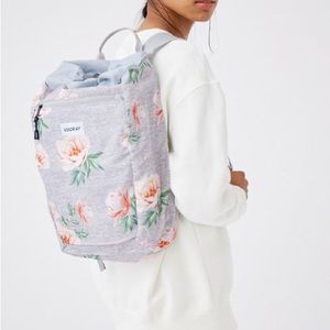Vooray Stride Cinch Backpack Gray Rose